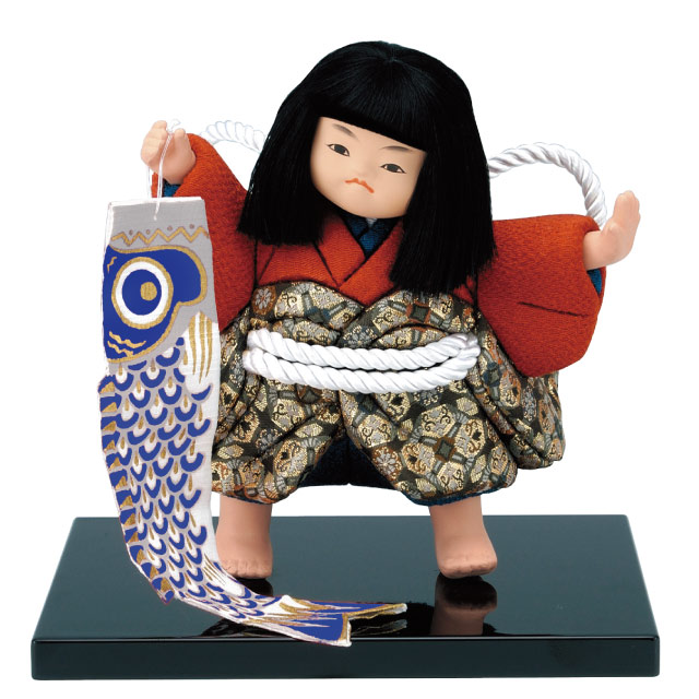 木目込人形材料キット・自分でつくる雛人形や五月人形　金時（台付）