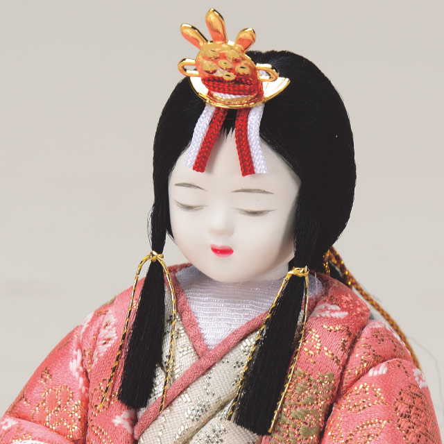 木目込み人形・木目込ひな人形芙蓉雛 親王飾りの写真
